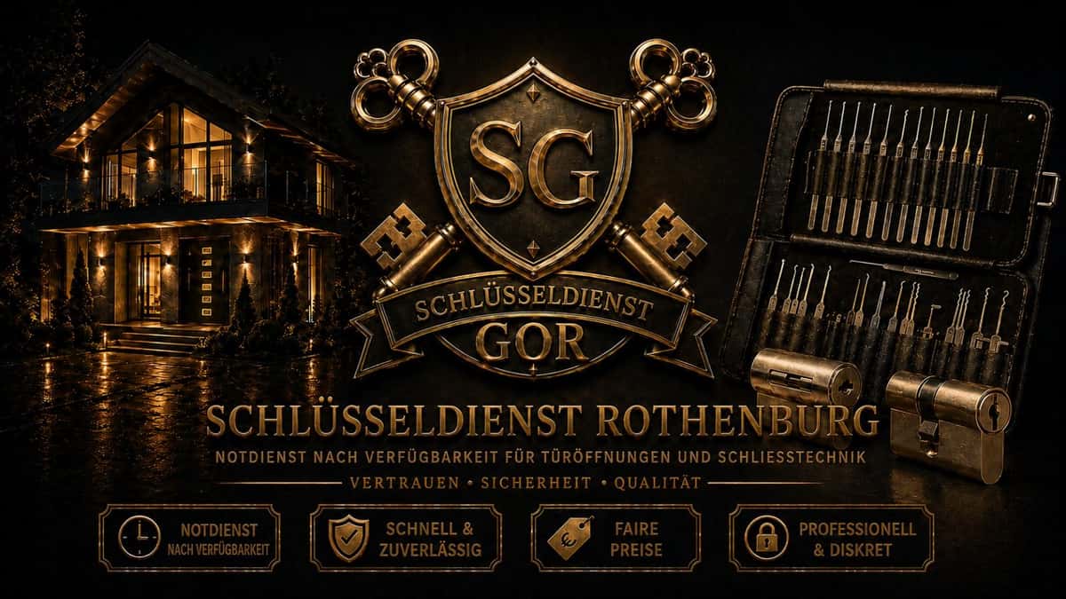 Schlüsselnotdienst Rothenburg o.d.T. - Türöffnung, ausgesperrt, Schlüssel verloren, Schlosswechsel
